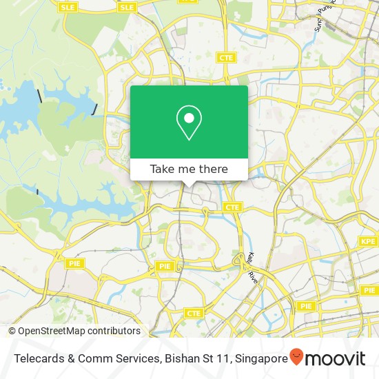 Telecards & Comm Services, Bishan St 11 map