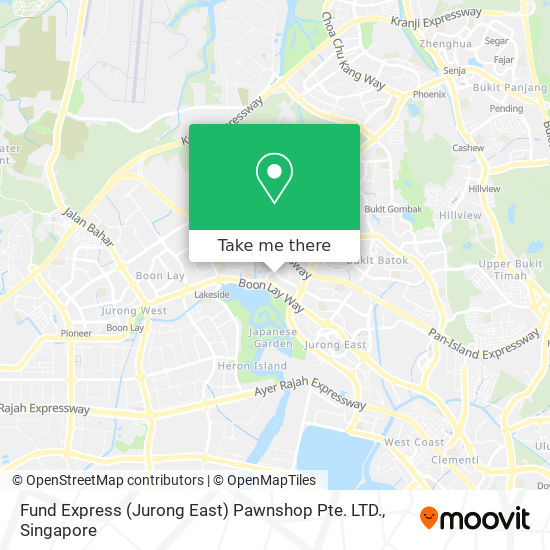 Fund Express (Jurong East) Pawnshop Pte. LTD.地图