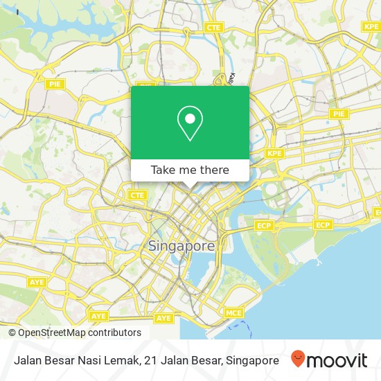 Jalan Besar Nasi Lemak, 21 Jalan Besar地图