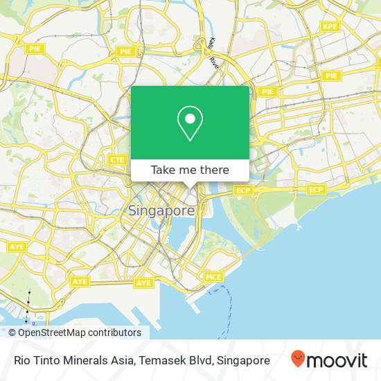 Rio Tinto Minerals Asia, Temasek Blvd地图