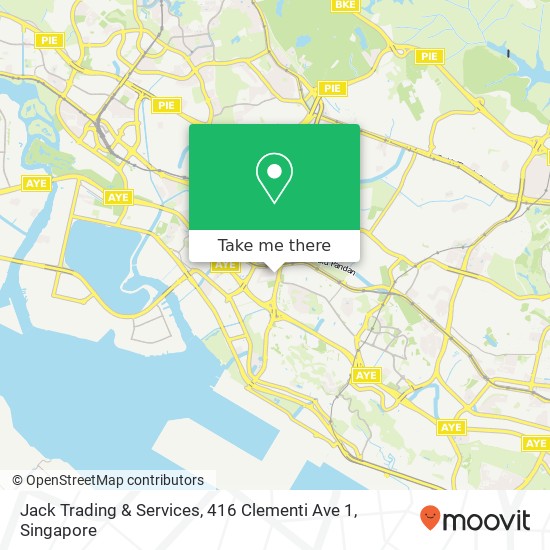 Jack Trading & Services, 416 Clementi Ave 1地图