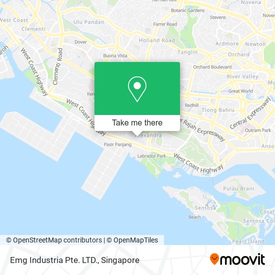 Emg Industria Pte. LTD. map