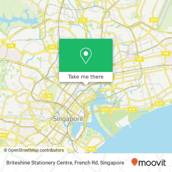 Briteshine Stationery Centre, French Rd map