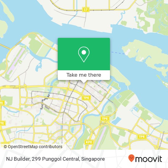 NJ Builder, 299 Punggol Central map