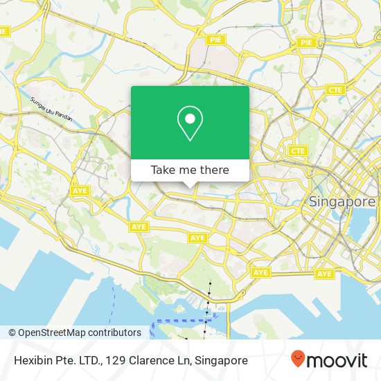Hexibin Pte. LTD., 129 Clarence Ln地图