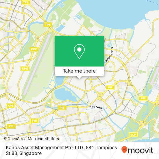 Kairos Asset Management Pte. LTD., 841 Tampines St 83 map