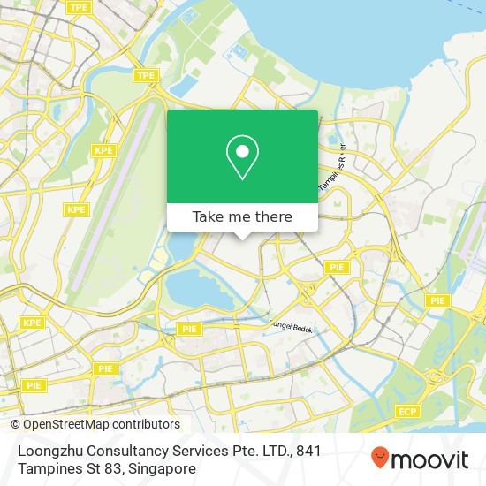Loongzhu Consultancy Services Pte. LTD., 841 Tampines St 83 map