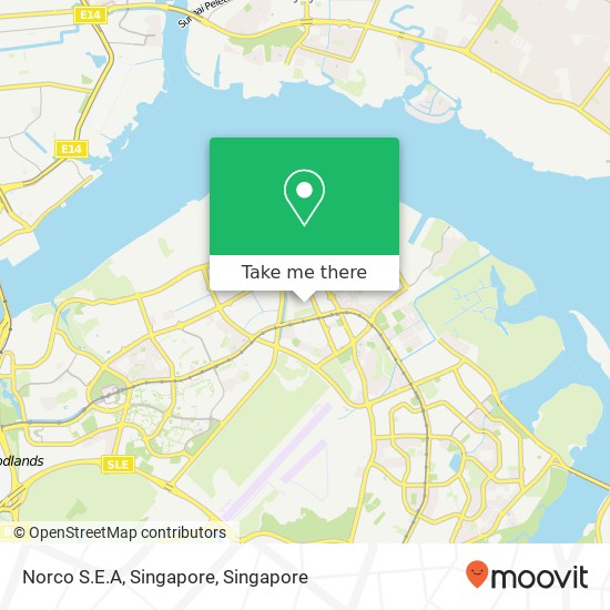 Norco S.E.A, Singapore map