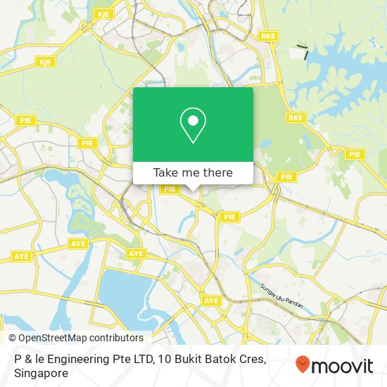 P & le Engineering Pte LTD, 10 Bukit Batok Cres map