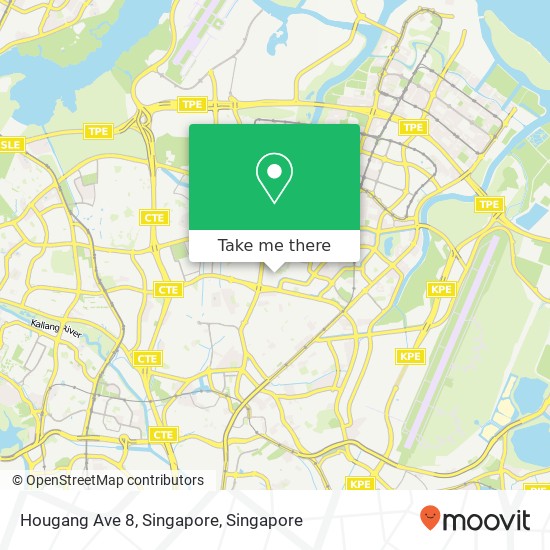 Hougang Ave 8, Singapore地图