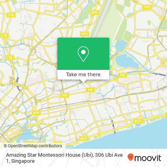 Amazing Star Montessori House (Ubi), 306 Ubi Ave 1地图