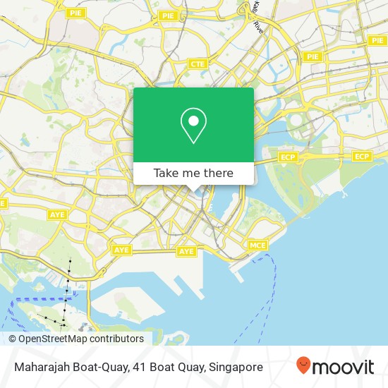 Maharajah Boat-Quay, 41 Boat Quay地图