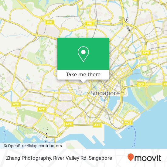 Zhang Photography, River Valley Rd map