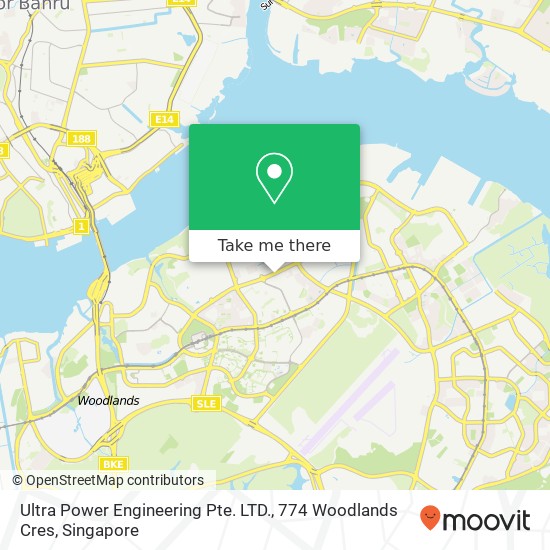 Ultra Power Engineering Pte. LTD., 774 Woodlands Cres map