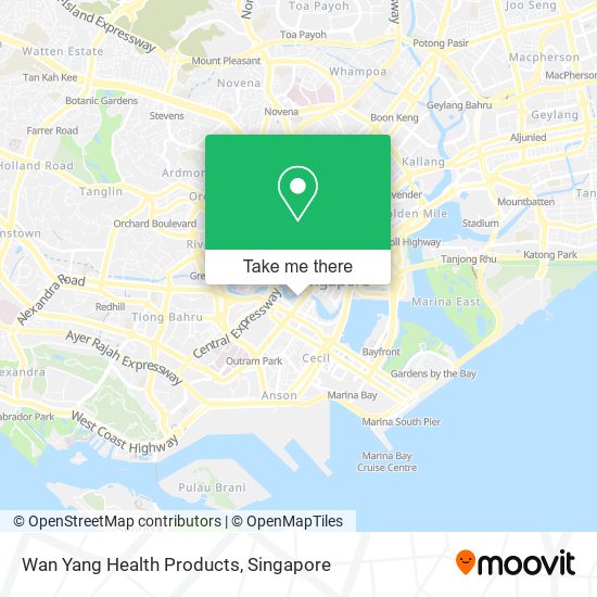 Wan Yang Health Products map