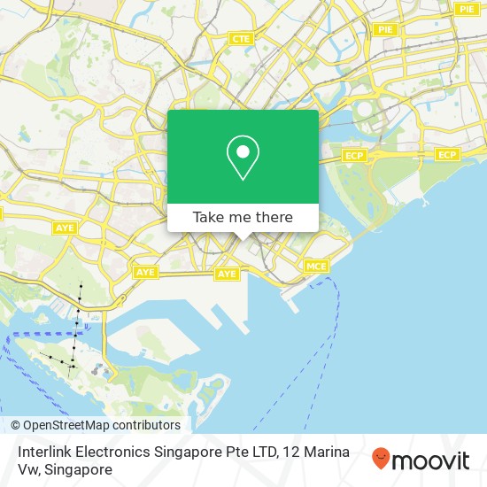 Interlink Electronics Singapore Pte LTD, 12 Marina Vw map