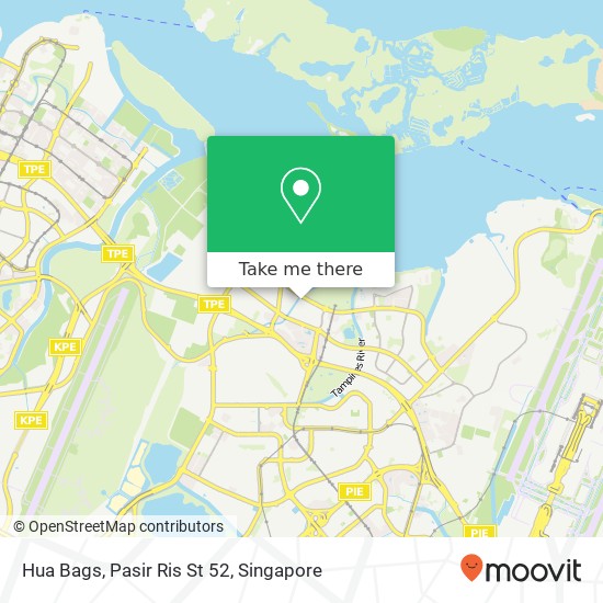 Hua Bags, Pasir Ris St 52 map
