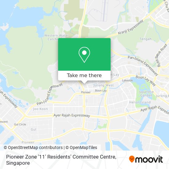 Pioneer Zone '11' Residents' Committee Centre map