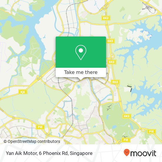 Yan Aik Motor, 6 Phoenix Rd地图