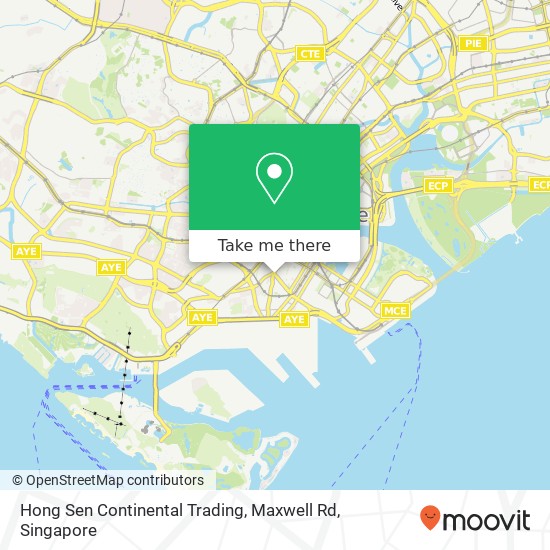 Hong Sen Continental Trading, Maxwell Rd map