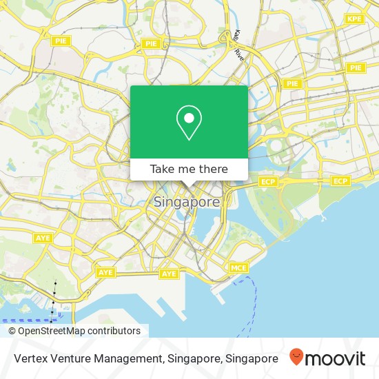 Vertex Venture Management, Singapore map