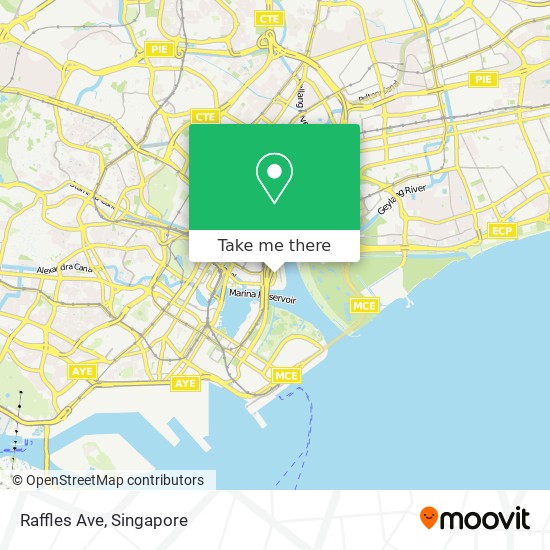 Raffles Ave map