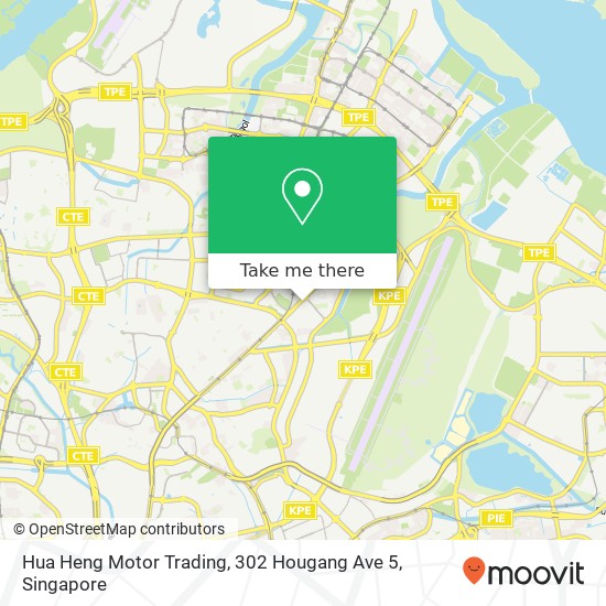 Hua Heng Motor Trading, 302 Hougang Ave 5 map