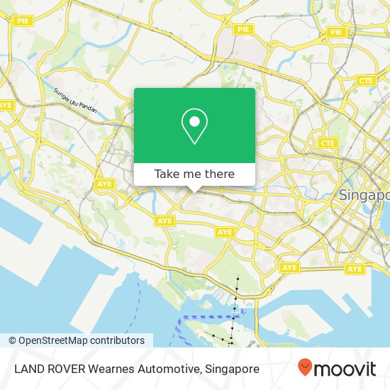 LAND ROVER Wearnes Automotive, 45 Leng Kee Rd地图
