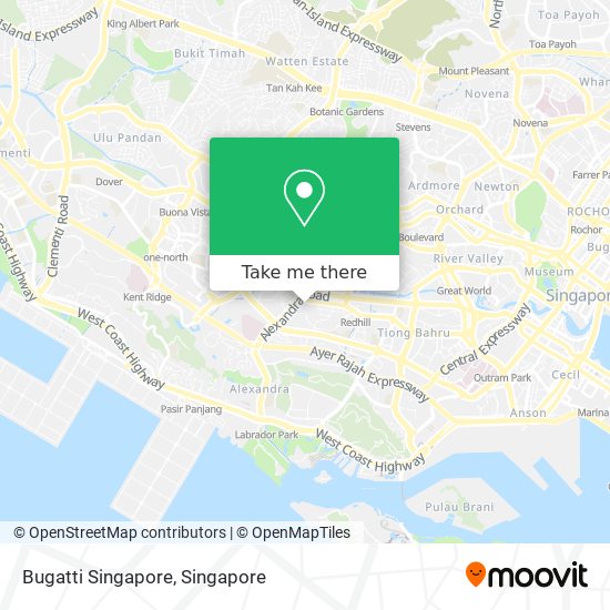 Bugatti Singapore地图