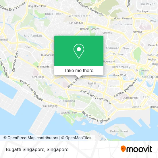 Bugatti Singapore map