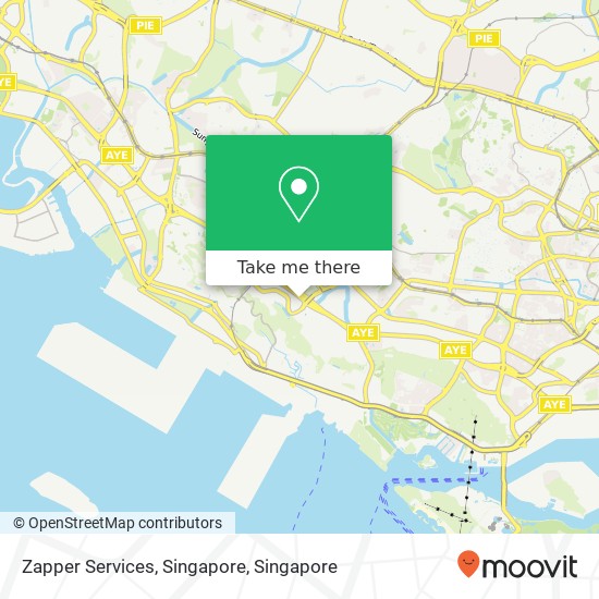 Zapper Services, Singapore map