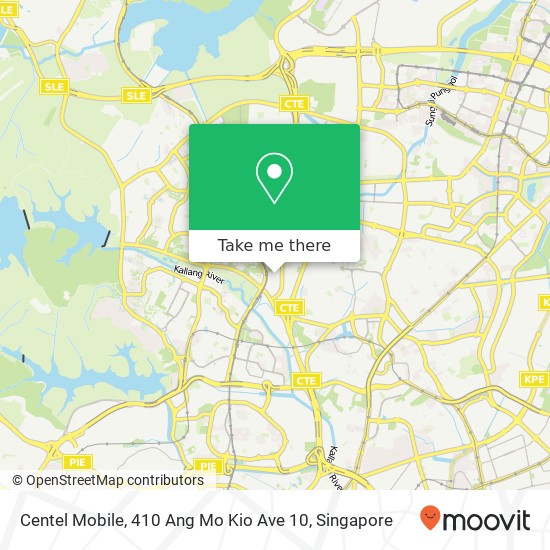 Centel Mobile, 410 Ang Mo Kio Ave 10 map