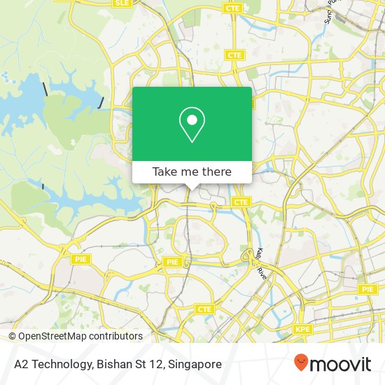 A2 Technology, Bishan St 12 map