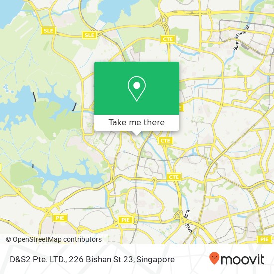 D&S2 Pte. LTD., 226 Bishan St 23 map