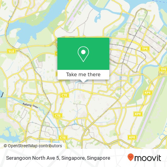 Serangoon North Ave 5, Singapore map