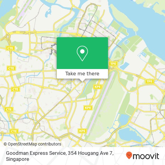 Goodman Express Service, 354 Hougang Ave 7 map