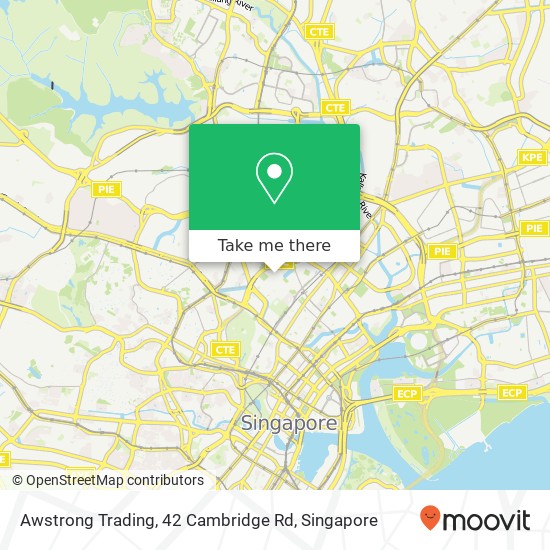 Awstrong Trading, 42 Cambridge Rd map