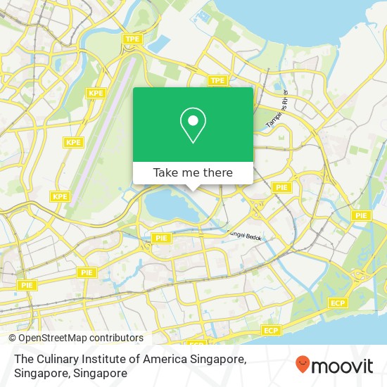 The Culinary Institute of America Singapore, Singapore map