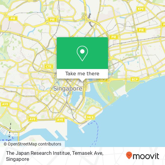 The Japan Research Institue, Temasek Ave地图