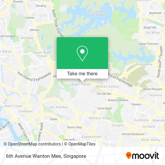 6th Avenue Wanton Mee map