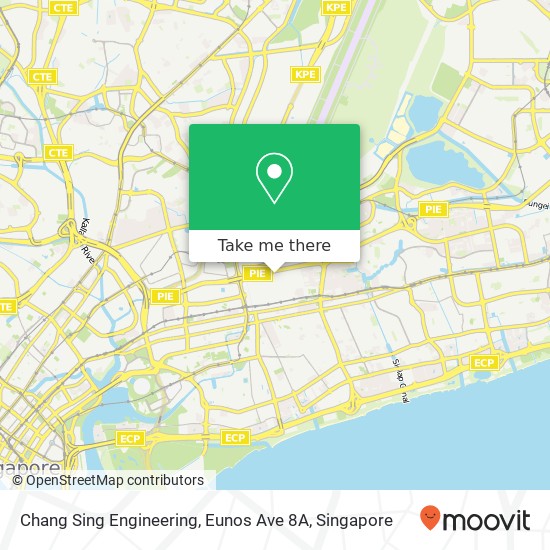Chang Sing Engineering, Eunos Ave 8A地图