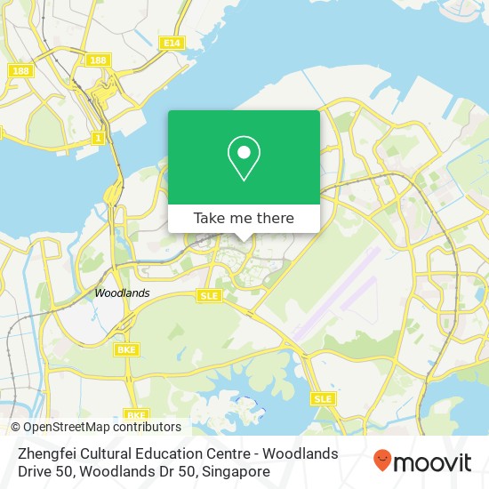 Zhengfei Cultural Education Centre - Woodlands Drive 50, Woodlands Dr 50地图