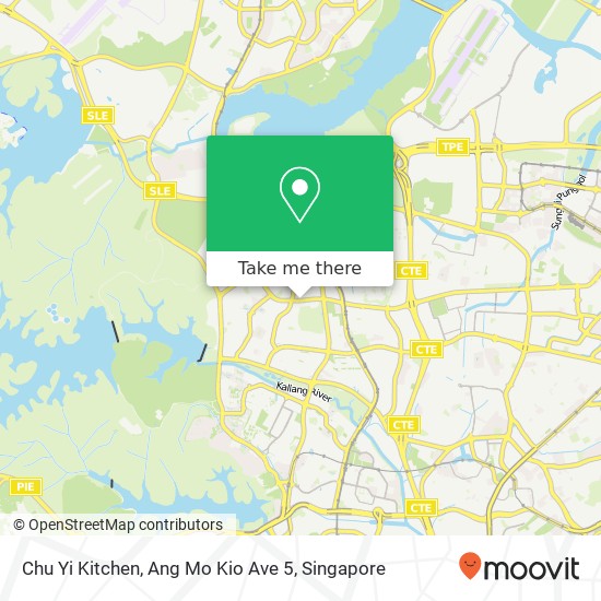 Chu Yi Kitchen, Ang Mo Kio Ave 5 map