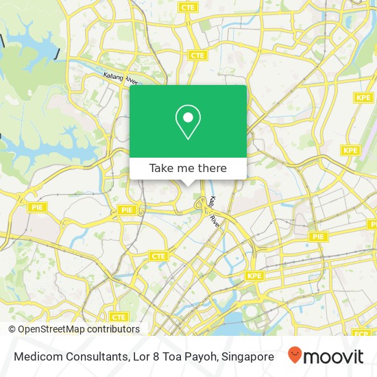 Medicom Consultants, Lor 8 Toa Payoh map