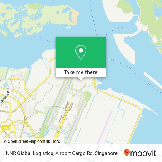 NNR Global Logistics, Airport Cargo Rd map