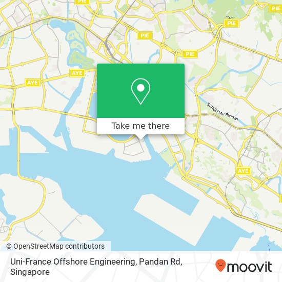 Uni-France Offshore Engineering, Pandan Rd map