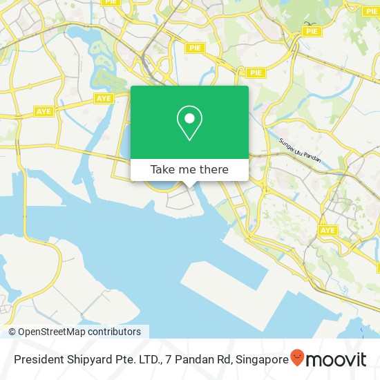 President Shipyard Pte. LTD., 7 Pandan Rd map