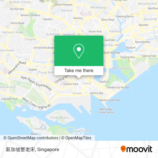 新加坡蟹老宋地图