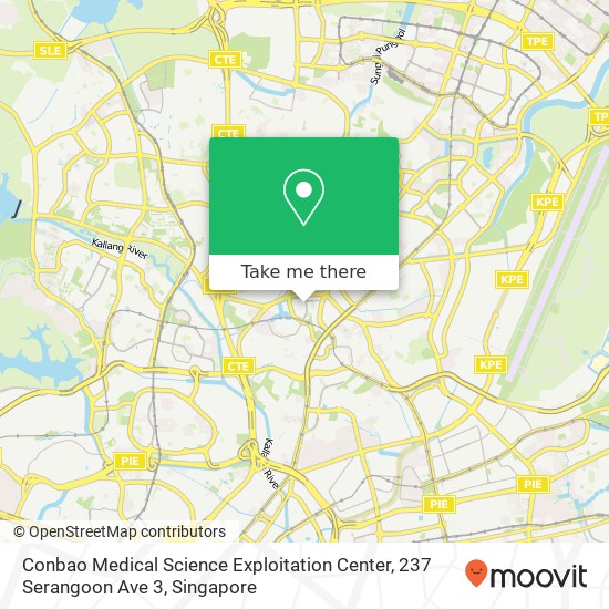Conbao Medical Science Exploitation Center, 237 Serangoon Ave 3 map