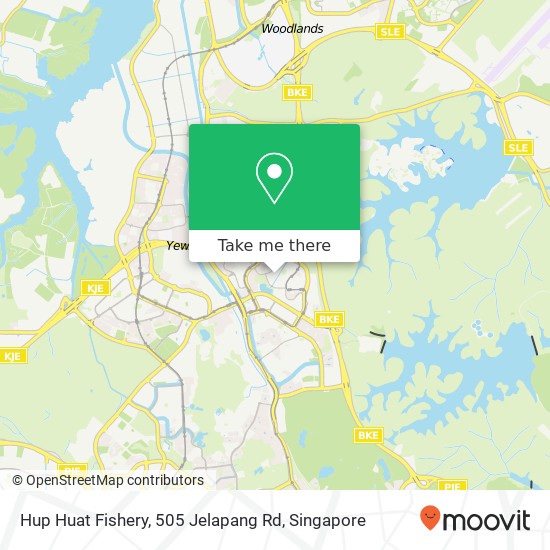 Hup Huat Fishery, 505 Jelapang Rd map